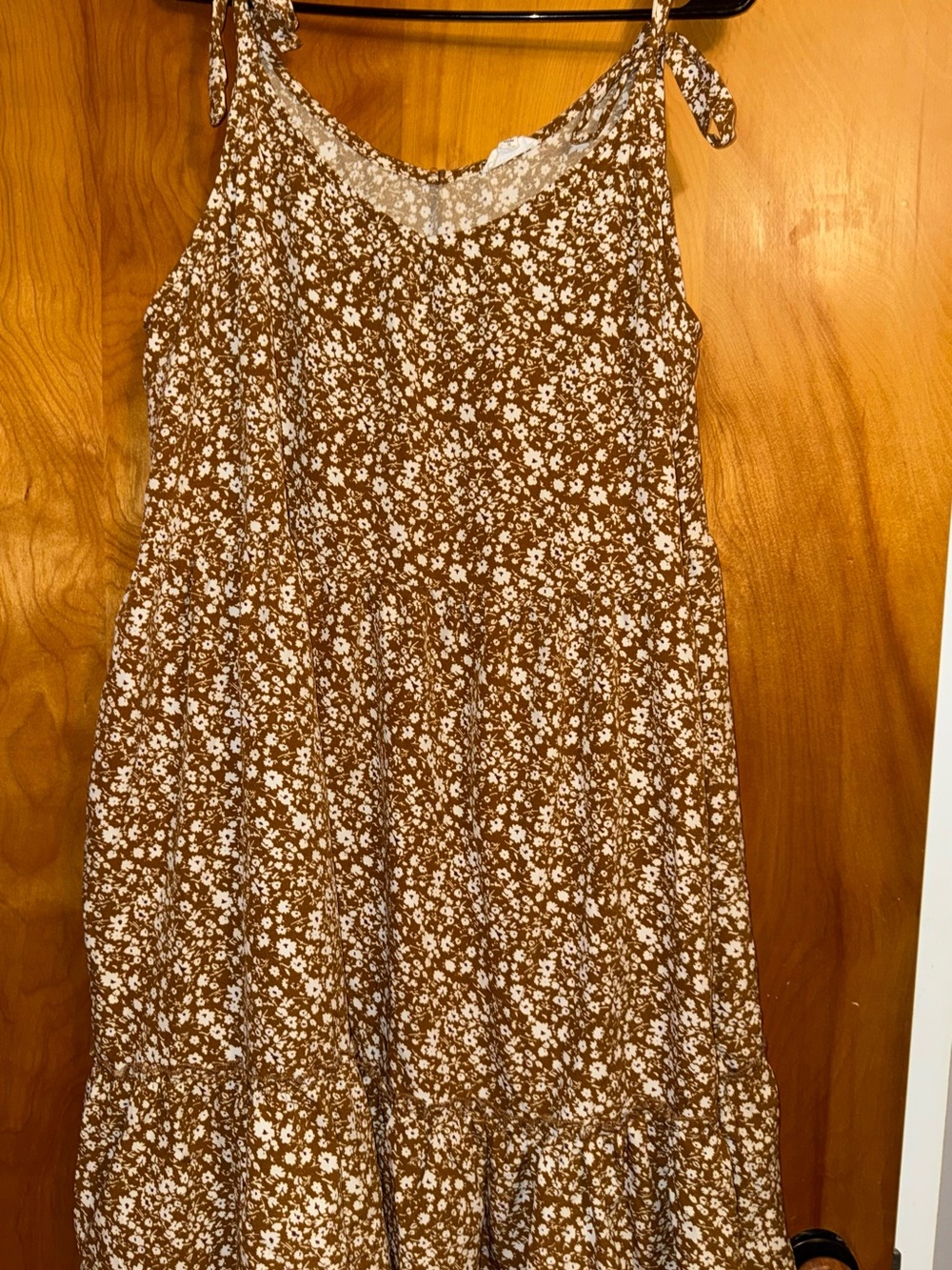 Chic Soul 1XL Tie shoulder dress
